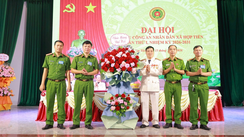Tổ chức thành công Đại hội Hội Cựu Công an nhân dân xã Hợp Tiến lần thứ I, nhiệm kỳ 2026 – 2031